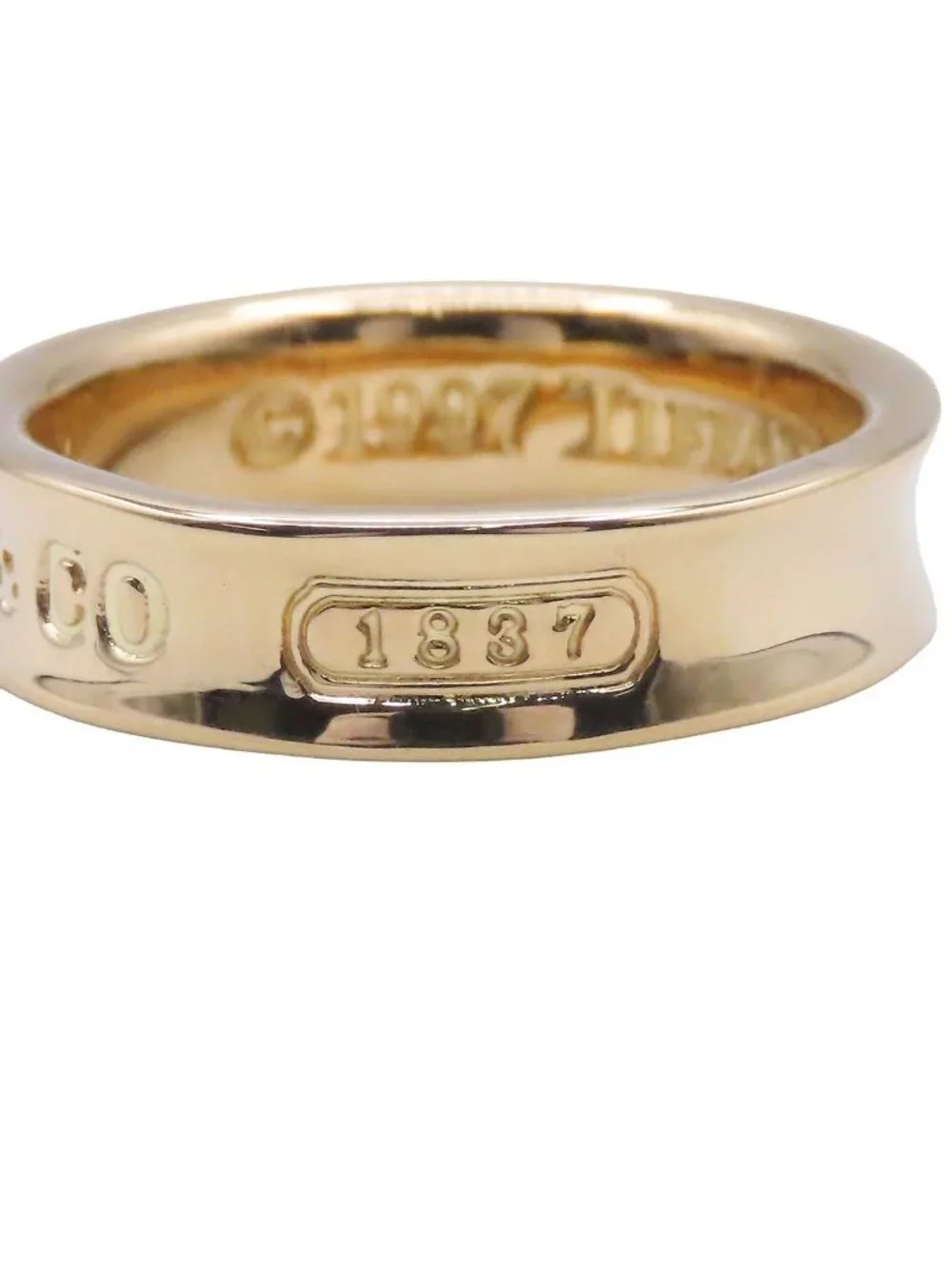 Tiffany & Co 1837 Yellow Gold 18K Ring